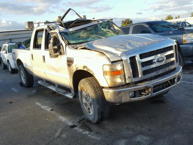 1FTWW31R19EA00113 - 2009 FORD F350 SUPER SILVER photo 1