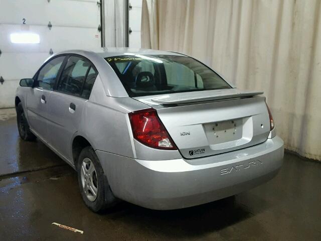 1G8AG52F24Z108923 - 2004 SATURN ION LEVEL SILVER photo 3