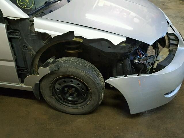 1G8AG52F24Z108923 - 2004 SATURN ION LEVEL SILVER photo 9