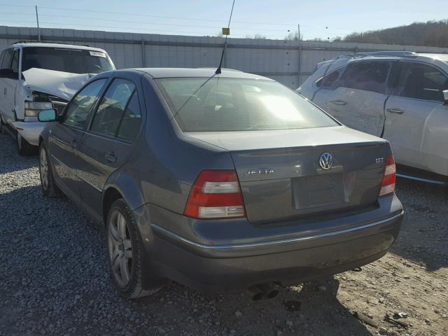 3VWSE69MX4M096531 - 2004 VOLKSWAGEN JETTA GLS GRAY photo 3