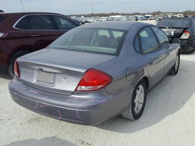 1FAFP56U97A178058 - 2007 FORD TAURUS SEL GRAY photo 4