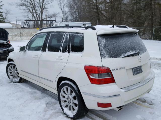 WDCGG8HB7BF605514 - 2011 MERCEDES-BENZ GLK 350 4M WHITE photo 3