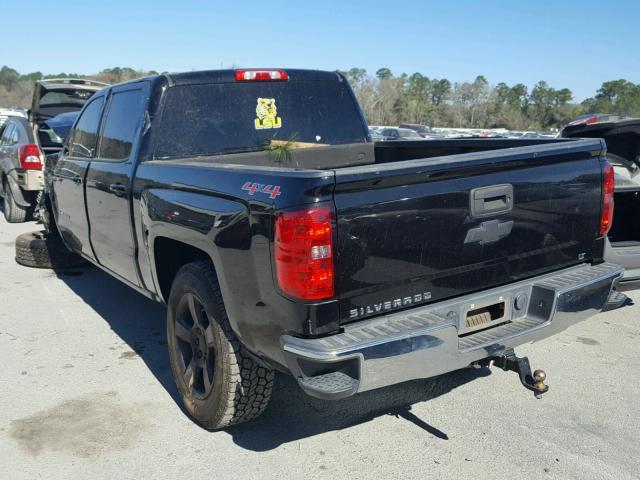 3GCUKREC0EG215447 - 2014 CHEVROLET SILVERADO BLACK photo 3