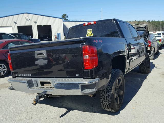 3GCUKREC0EG215447 - 2014 CHEVROLET SILVERADO BLACK photo 4