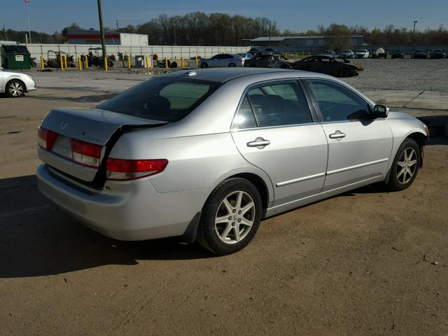 1HGCM66514A054853 - 2004 HONDA ACCORD EX SILVER photo 4