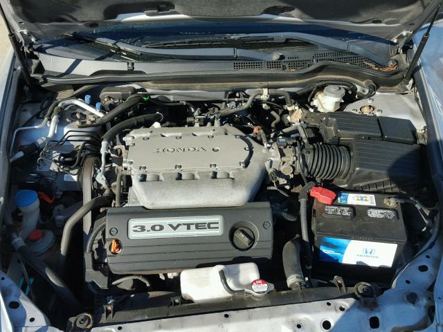 1HGCM66514A054853 - 2004 HONDA ACCORD EX SILVER photo 7