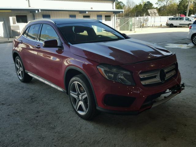 WDCTG4EB6HJ339677 - 2017 MERCEDES-BENZ GLA 250 RED photo 1