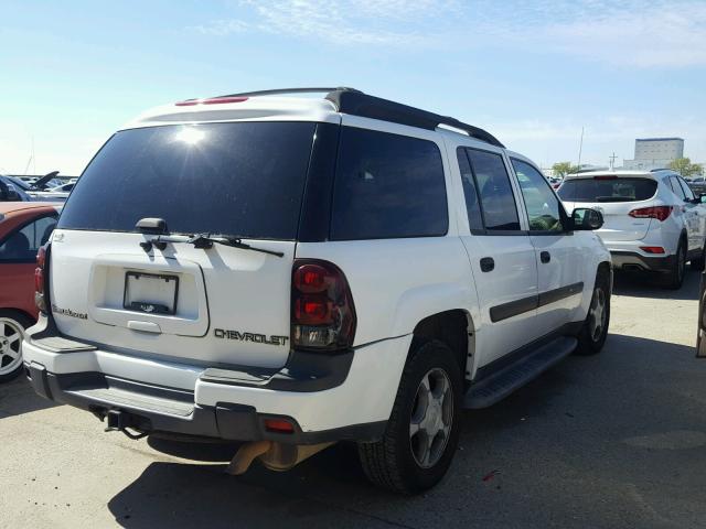 1GNES16S146237217 - 2004 CHEVROLET TRAILBLAZE WHITE photo 4