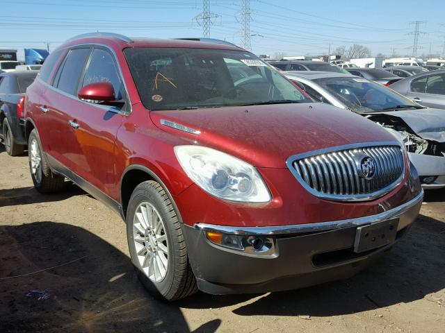 5GAER23728J120289 - 2008 BUICK ENCLAVE CX RED photo 1