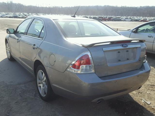 3FAHP08119R161410 - 2009 FORD FUSION SEL SILVER photo 3