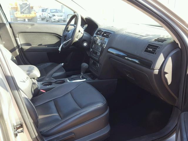 3FAHP08119R161410 - 2009 FORD FUSION SEL SILVER photo 5