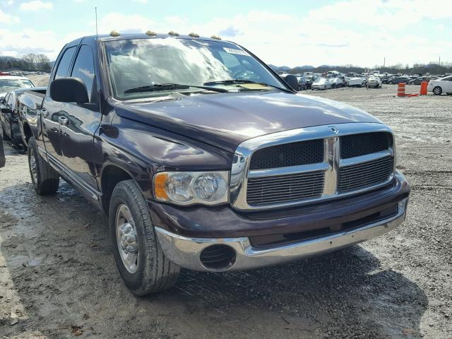 3D7KR28C85G708000 - 2005 DODGE RAM 2500 S BURGUNDY photo 1