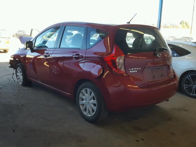 3N1CE2CP4FL440577 - 2015 NISSAN VERSA NOTE RED photo 3