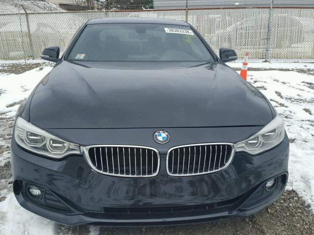 WBA3R1C56FK194446 - 2015 BMW 435 I BLACK photo 9