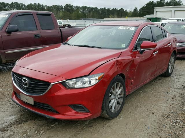 JM1GJ1U55F1215139 - 2015 MAZDA 6 SPORT RED photo 2