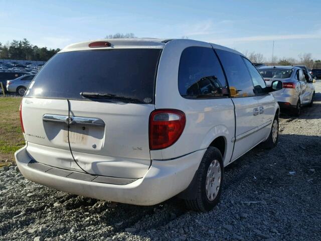 2C8GP44G21R108294 - 2001 CHRYSLER TOWN & COU WHITE photo 4