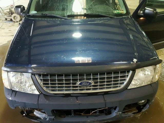 1FMZU73K73UB68776 - 2003 FORD EXPLORER X BLUE photo 7