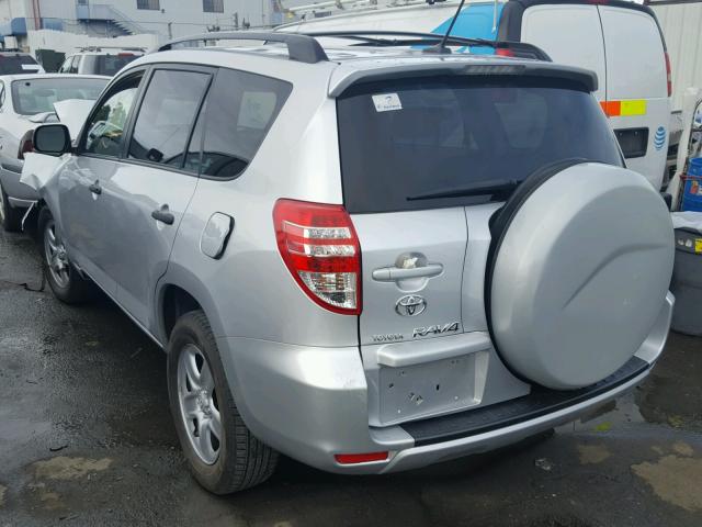 JTMBF4DV3A5018632 - 2010 TOYOTA RAV4 SILVER photo 3