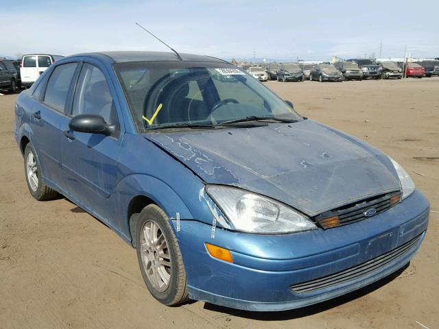 1FAHP3830YW164281 - 2000 FORD FOCUS ZTS BLUE photo 1