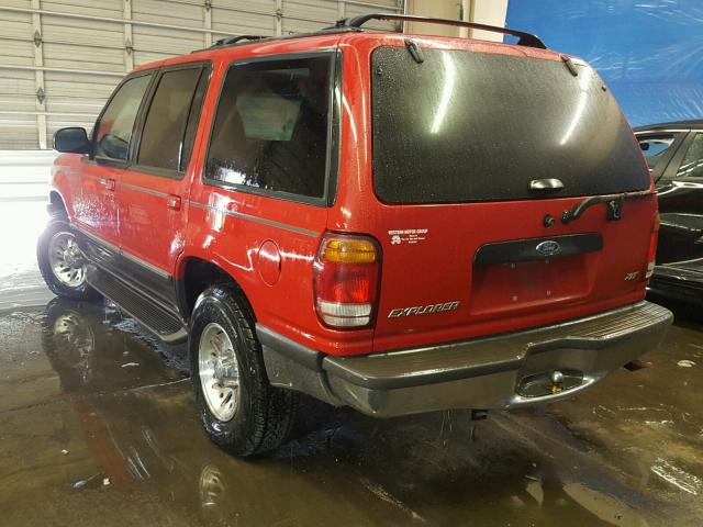 1FMZU34E6WZB77073 - 1998 FORD EXPLORER RED photo 3