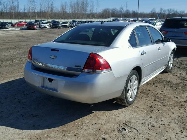 2G1WA5EK1B1101434 - 2011 CHEVROLET IMPALA LS SILVER photo 4