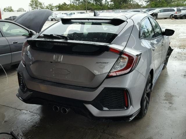 SHHFK7H47JU207054 - 2018 HONDA CIVIC SPOR GRAY photo 4