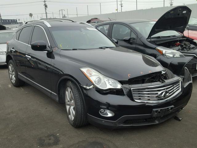 JNKAJ09E88M306933 - 2008 INFINITI EX35 BASE BLACK photo 1