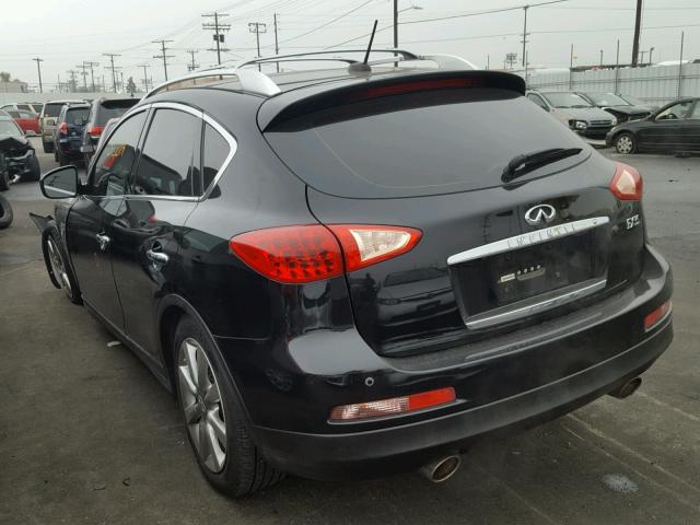 JNKAJ09E88M306933 - 2008 INFINITI EX35 BASE BLACK photo 3