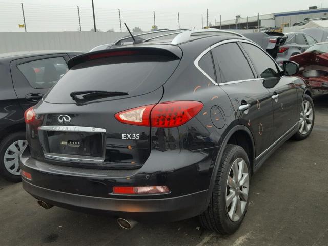 JNKAJ09E88M306933 - 2008 INFINITI EX35 BASE BLACK photo 4