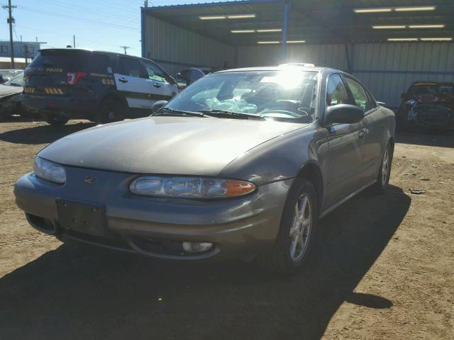 1G3NF52E22C310064 - 2002 OLDSMOBILE ALERO GLS 棕色 照片 2