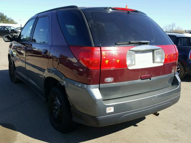 3G5DA03E93S522653 - 2003 BUICK RENDEZVOUS BURGUNDY photo 3