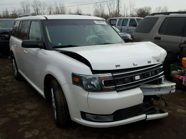 2FMHK6C84EBD32137 - 2014 FORD FLEX SEL WHITE photo 1