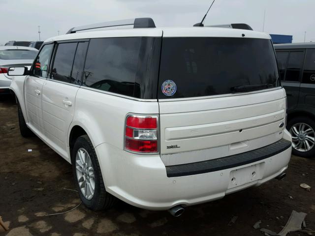2FMHK6C84EBD32137 - 2014 FORD FLEX SEL Սպիտակ լուսանկար 3