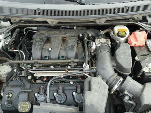 2FMHK6C84EBD32137 - 2014 FORD FLEX SEL Սպիտակ լուսանկար 7