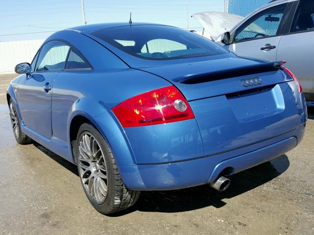 TRUTC28N7Y1000427 - 2000 AUDI TT BLUE photo 3