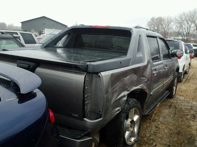 3GNFK123X7G228344 - 2007 CHEVROLET AVALANCHE GRAY photo 4