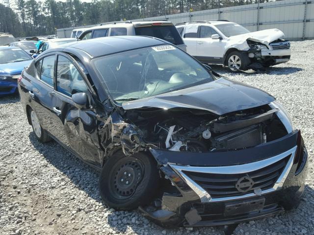 3N1CN7AP6GL906981 - 2016 NISSAN VERSA S BLACK photo 1