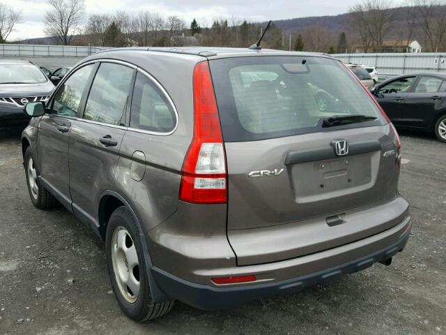 5J6RE4H37AL002840 - 2010 HONDA CR-V LX CHARCOAL photo 3