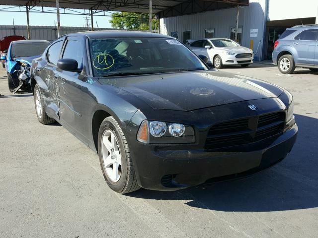 2B3KA43R38H205036 - 2008 DODGE CHARGER BLACK photo 1