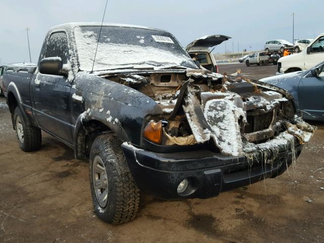 1FTYR10UX2TA20372 - 2002 FORD RANGER BLACK photo 1