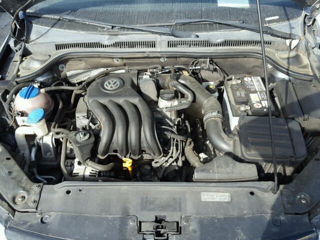 3VW2K7AJ5CM406647 - 2012 VOLKSWAGEN JETTA BASE Մոխրագույն լուսանկար 7