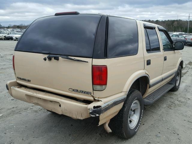 1GNCS13W3S2207350 - 1995 CHEVROLET BLAZER TAN photo 4