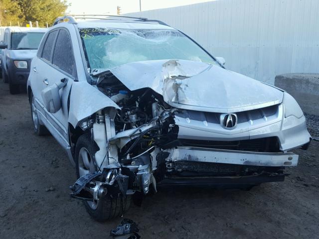 5J8TB18297A022555 - 2007 ACURA RDX SILVER photo 1