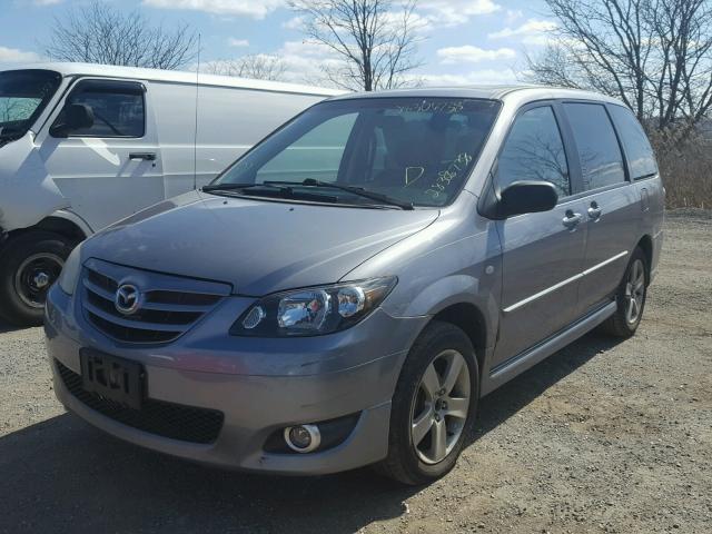 JM3LW28J650536180 - 2005 MAZDA MPV WAGON SILVER photo 2