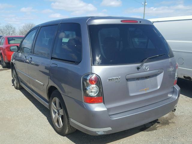 JM3LW28J650536180 - 2005 MAZDA MPV WAGON SILVER photo 3