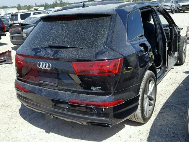 WA1VAAF70JD011517 - 2018 AUDI Q7 PRESTIG BLACK photo 4