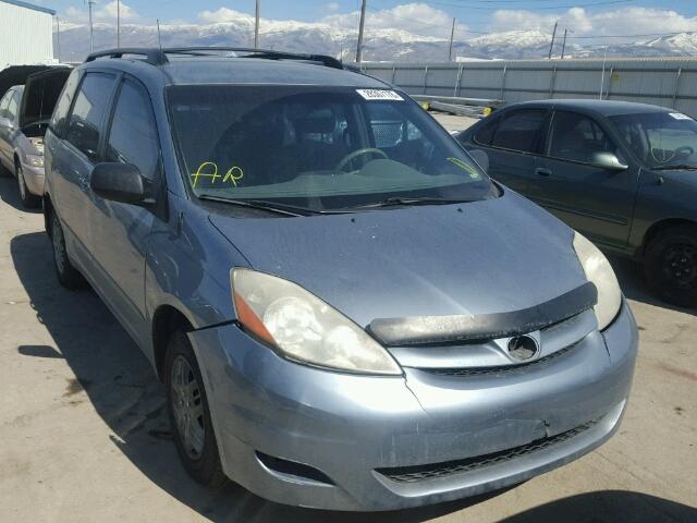 5TDZA23C76S475706 - 2006 TOYOTA SIENNA CE BLUE photo 1