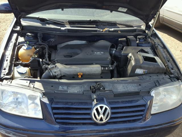 3VWRE69M93M013541 - 2003 VOLKSWAGEN JETTA GL BLUE photo 7