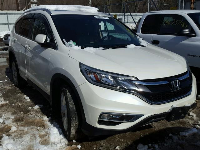 5J6RM4H75FL086721 - 2015 HONDA CR-V EXL WHITE photo 1