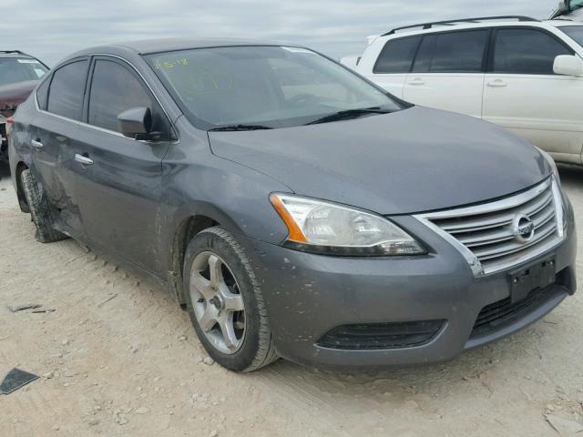 3N1AB7APXFY226003 - 2015 NISSAN SENTRA S GRAY photo 1